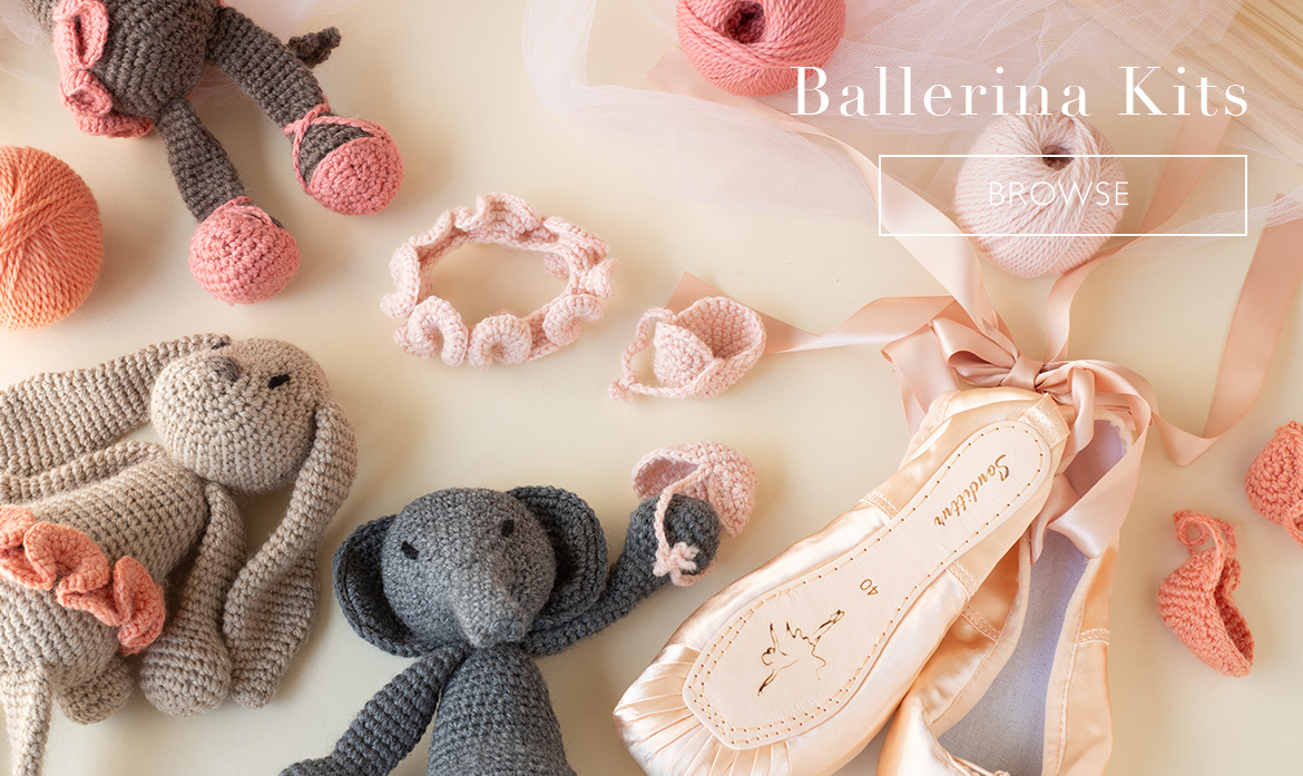 Crochet ballerina kits toft pattern gifts